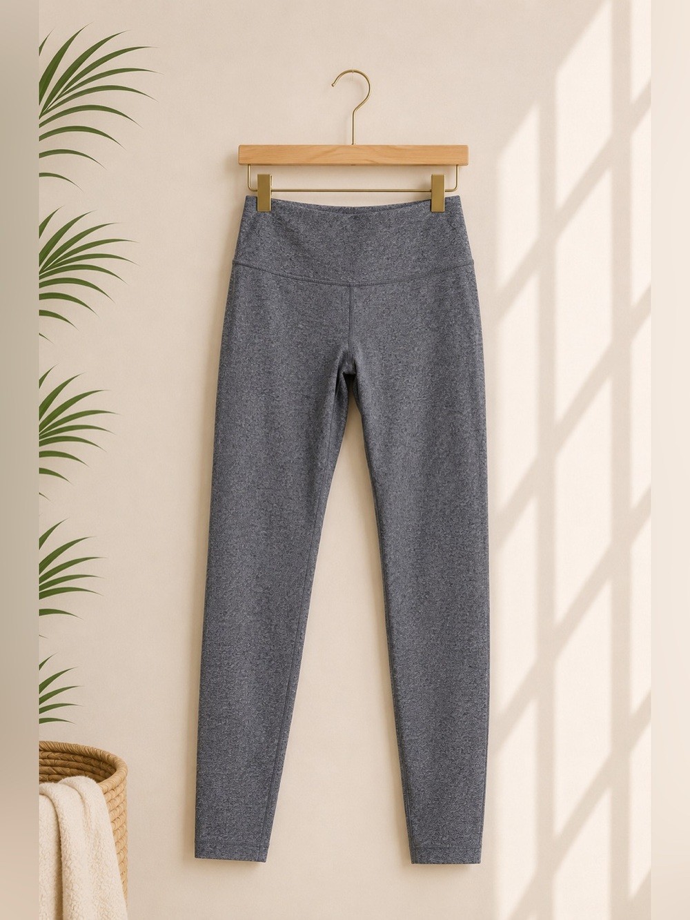 Wunder Under High-Rise Tight 25" - Heathered Black size 8
